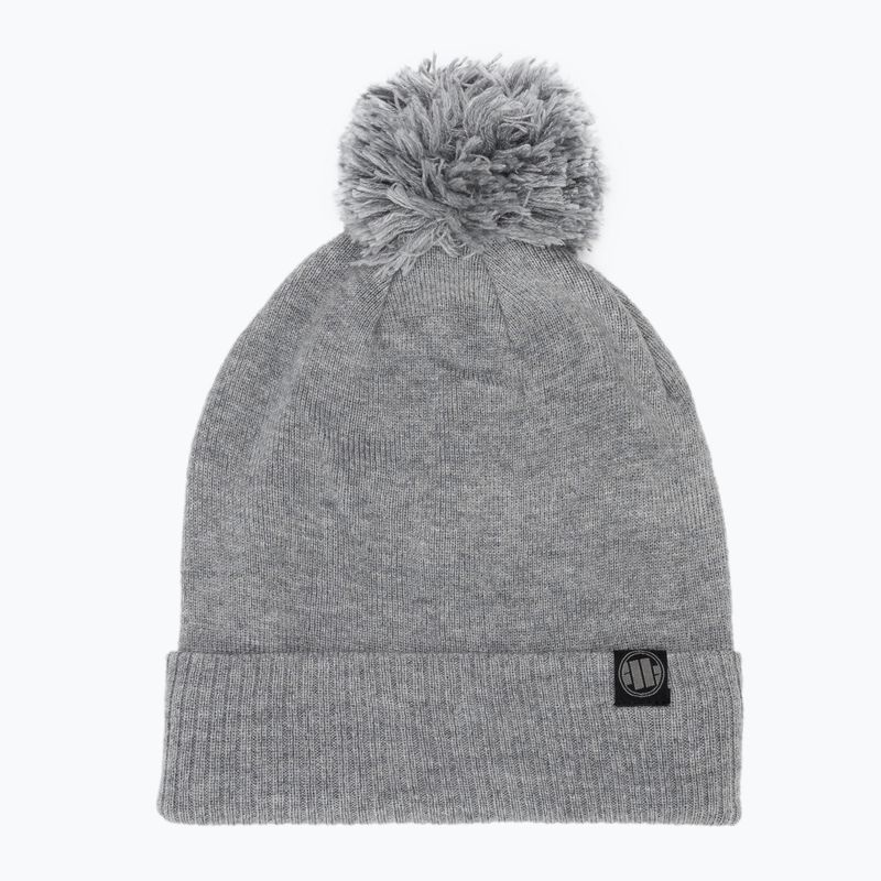 Zimní čepice Pitbull West Coast Beanie Bubble Small Logo grey 5