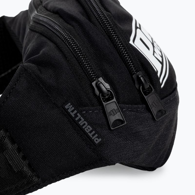 Ledvinový váček Pitbull West Coast Boxing black/white 4