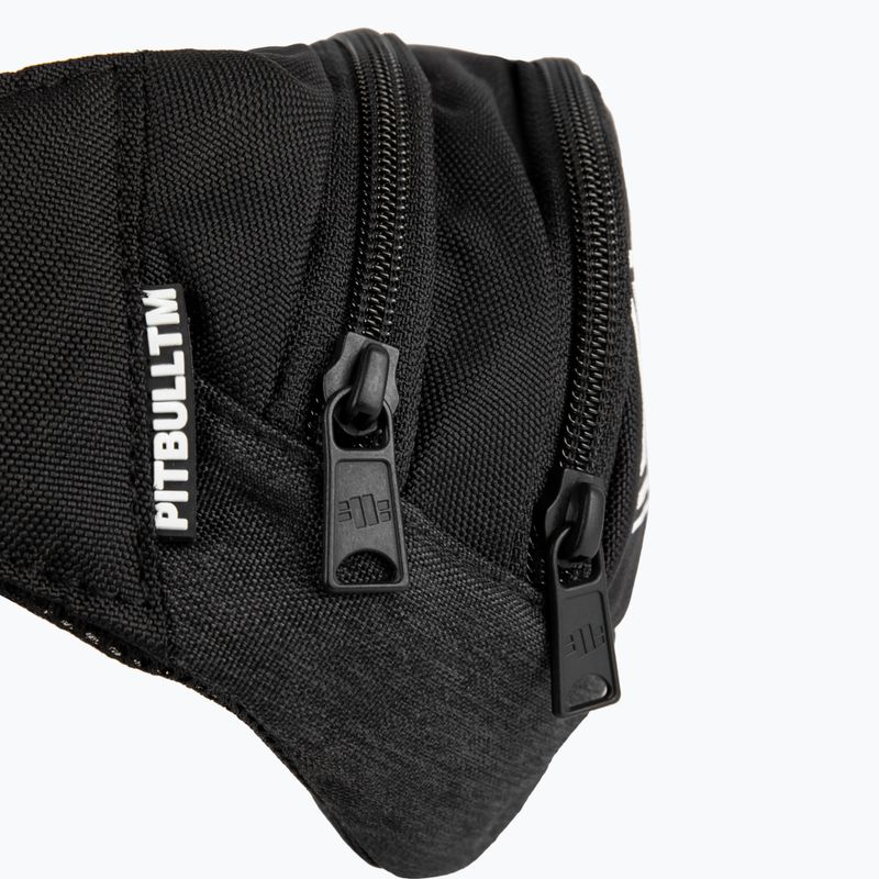 Ledvinový váček Pitbull West Coast Boxing black/white 10