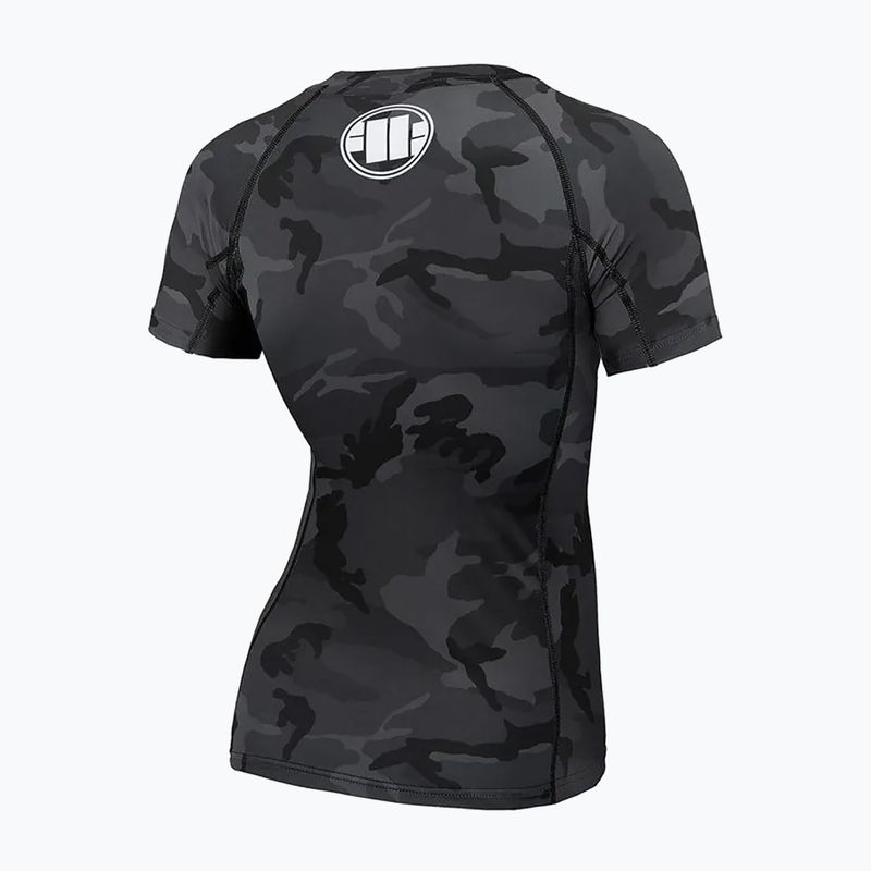 Dámský chránič na ramena Pitbull West Coast Rash T-S All black camo 2