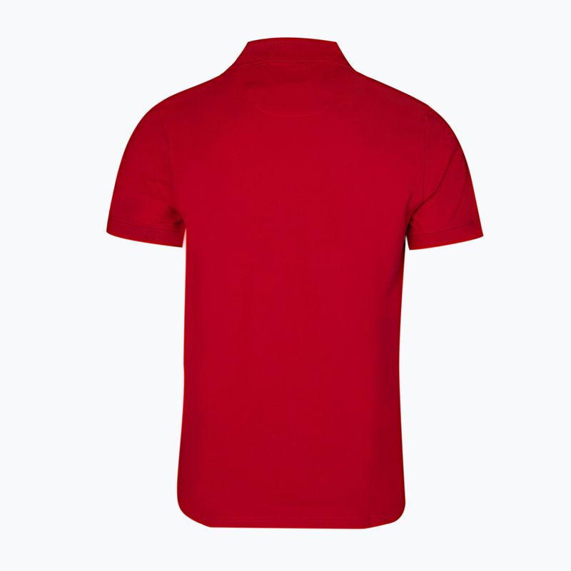 Pánská polokošile Pitbull West Coast Polo Regular Logo red 2