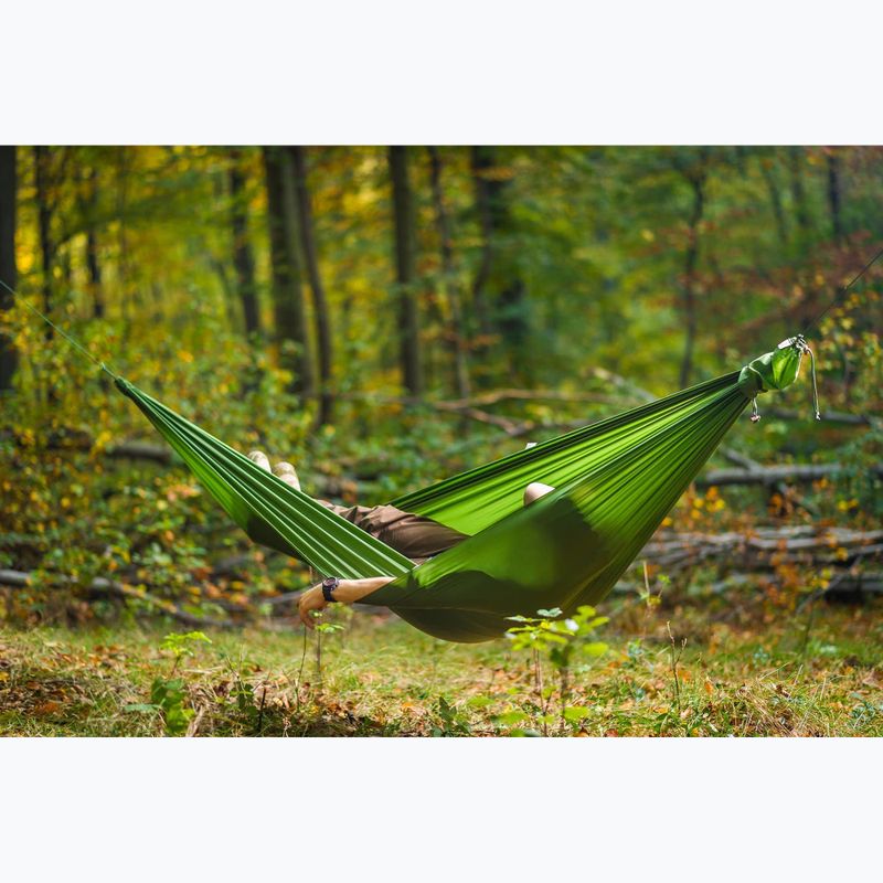 Turistická houpací síť Lesovik Spirit treetop tričko  green 4