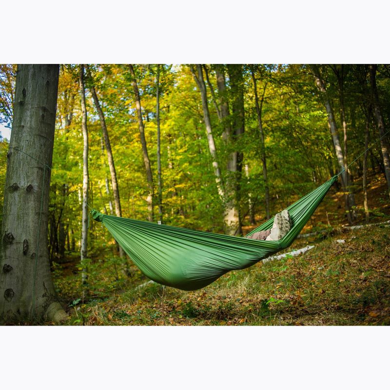 Turistická houpací síť Lesovik Spirit treetop tričko  green 6