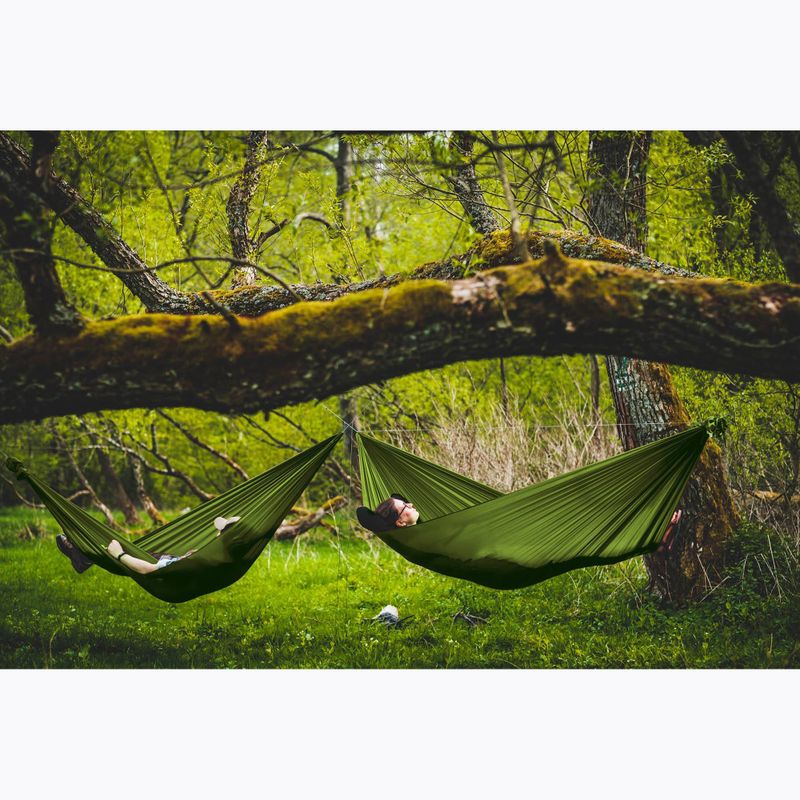 Turistická houpací síť Lesovik Spirit treetop tričko  green 8