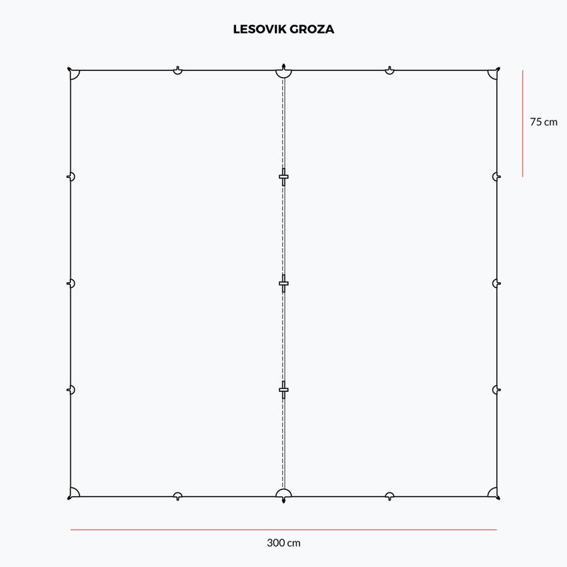 Plachta Lesovik Groza walnut brown 4