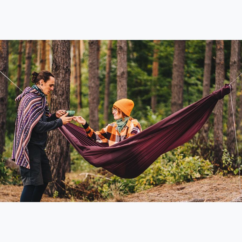 Turistická houpací síť Lesovik Spirit burgundy ron 6