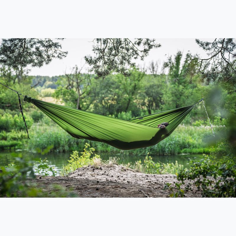 Turistický hamak Lesovik Bright treetop green 2