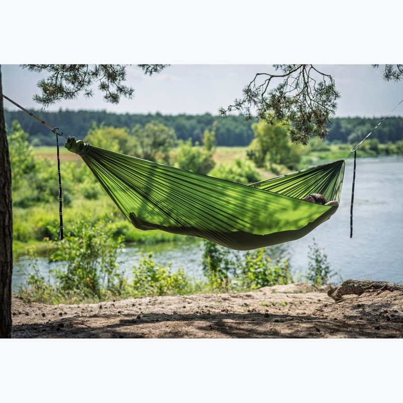 Turistický hamak Lesovik Bright treetop green 3