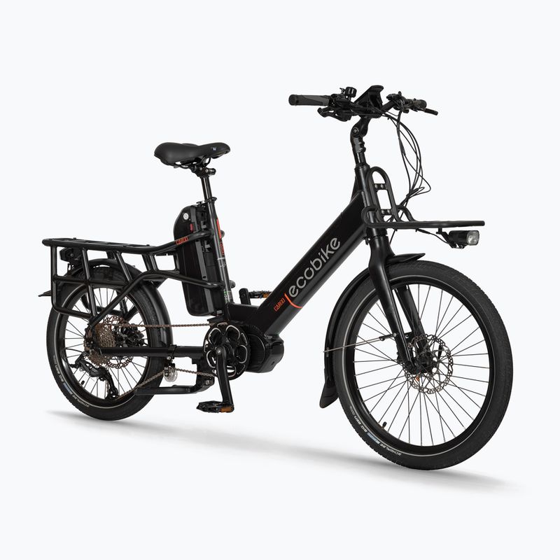EcoBike Cargo/16Ah Trapeze Cargo+X300 10,4 AH Greenway elektrické kolo černé 1010503 2