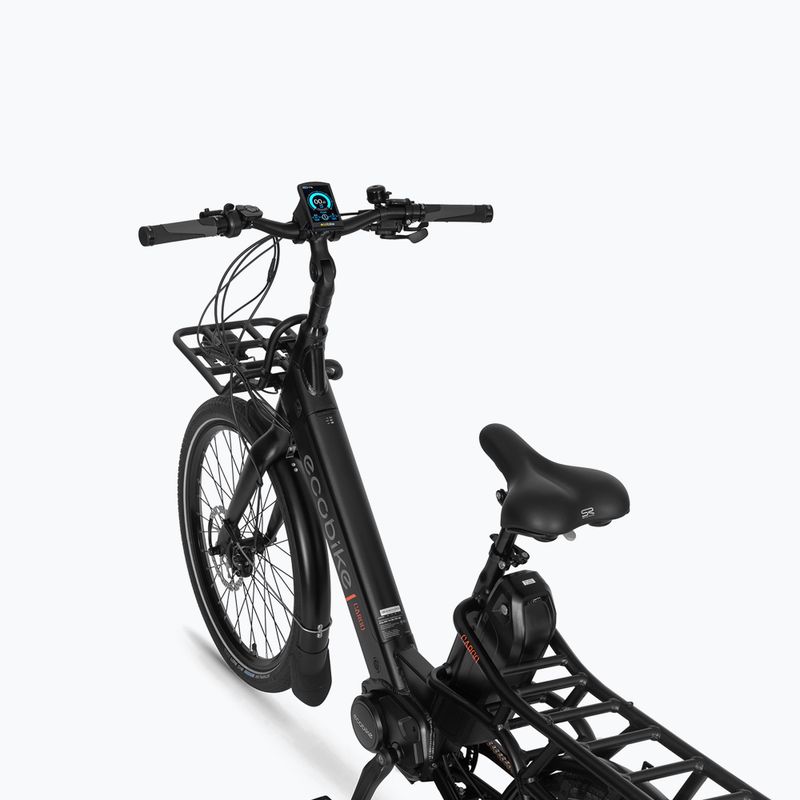 EcoBike Cargo/16Ah Trapeze Cargo+X300 10,4 AH Greenway elektrické kolo černé 1010503 4