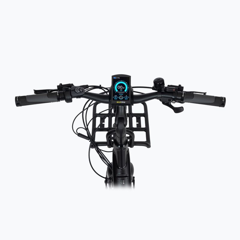 EcoBike Cargo/16Ah Trapeze Cargo+X300 10,4 AH Greenway elektrické kolo černé 1010503 5