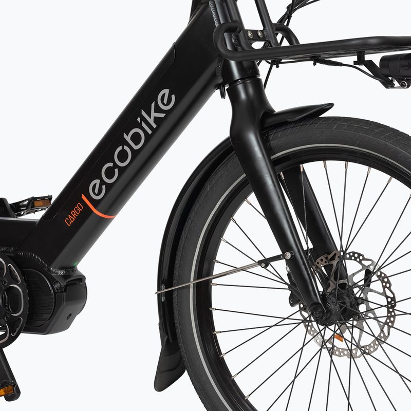 EcoBike Cargo/16Ah Trapeze Cargo+X300 10,4 AH Greenway elektrické kolo černé 1010503 6
