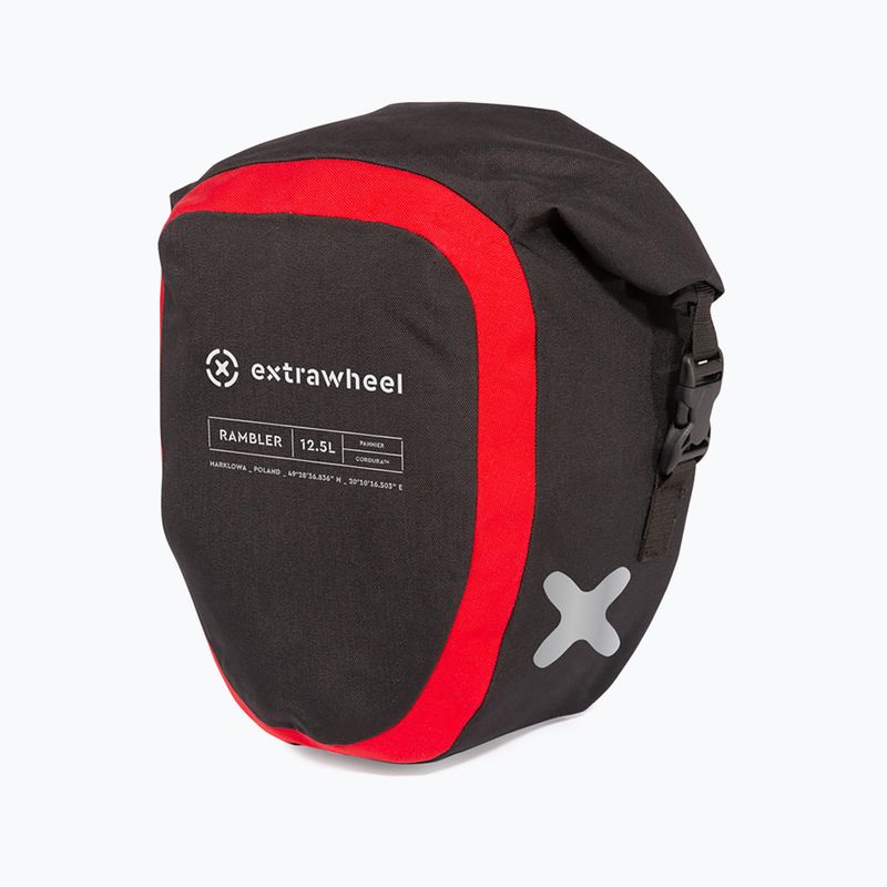 Brašna na kolo Extrawheel Rambler Premium 12,5L 2 ks černá E0047 2