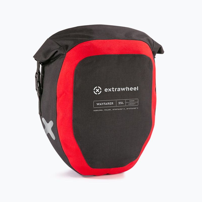 Brašna na kolo Extrawheel Wayfarer Premium 25L 2 ks černá E0048 2