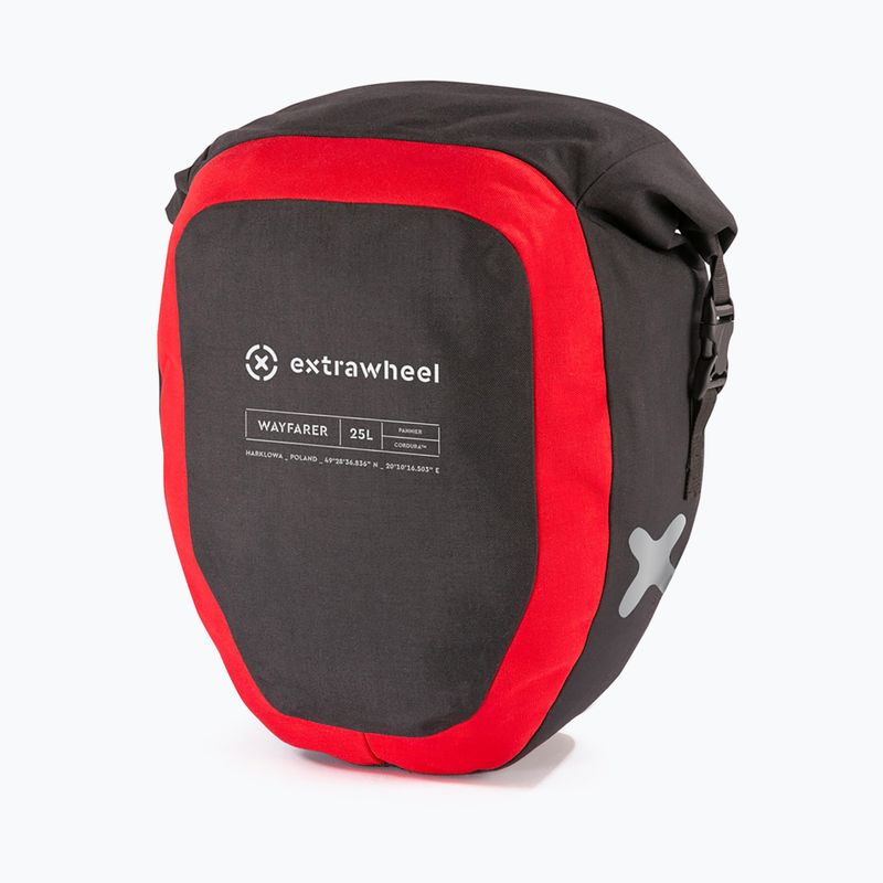 Brašna na kolo Extrawheel Wayfarer Premium 25L 2 ks černá E0048 3