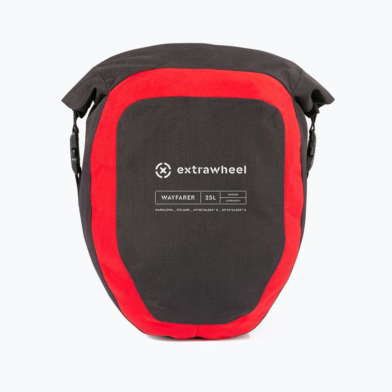 Brašna na kolo Extrawheel Wayfarer Premium 25L 2 ks černá E0048 4