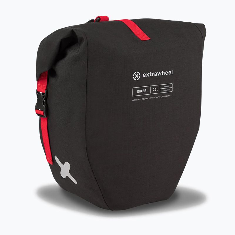 Brašna na kolo Extrawheel Biker Premium 25L 2 ks černá E0102 3
