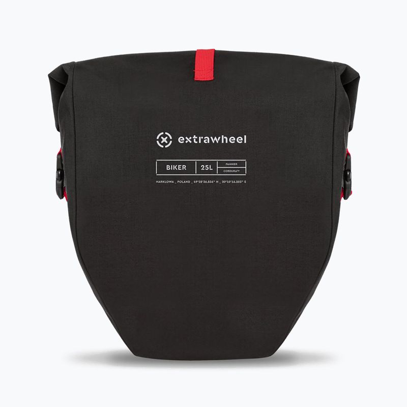 Brašna na kolo Extrawheel Biker Premium 25L 2 ks černá E0102 4