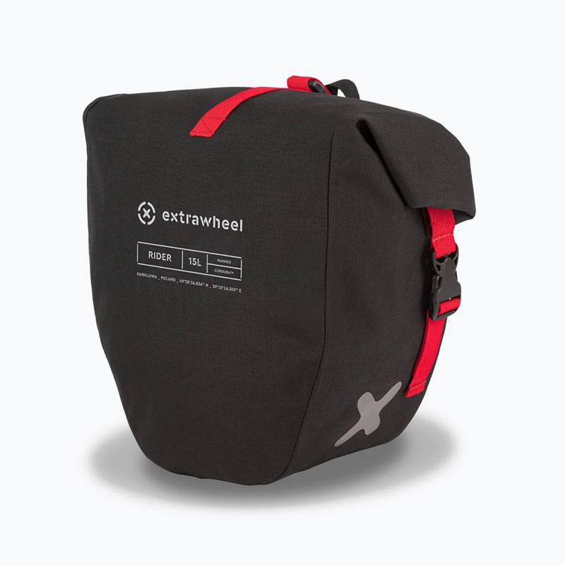 Brašna na kolo Extrawheel Rider Premium 15L 2 ks černá E0113 2