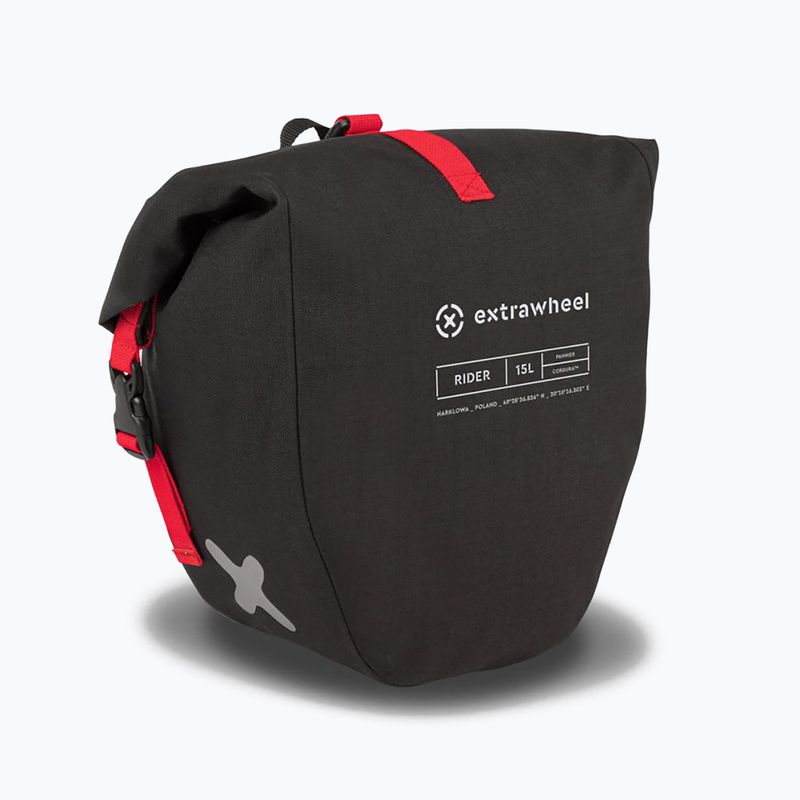 Brašna na kolo Extrawheel Rider Premium 15L 2 ks černá E0113 3