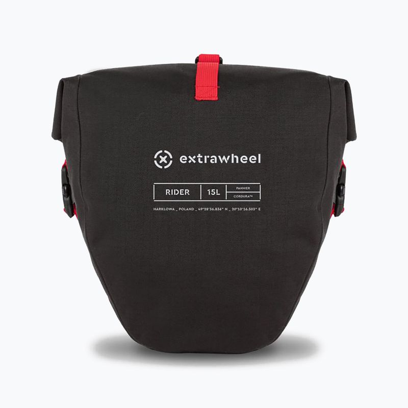 Brašna na kolo Extrawheel Rider Premium 15L 2 ks černá E0113 4