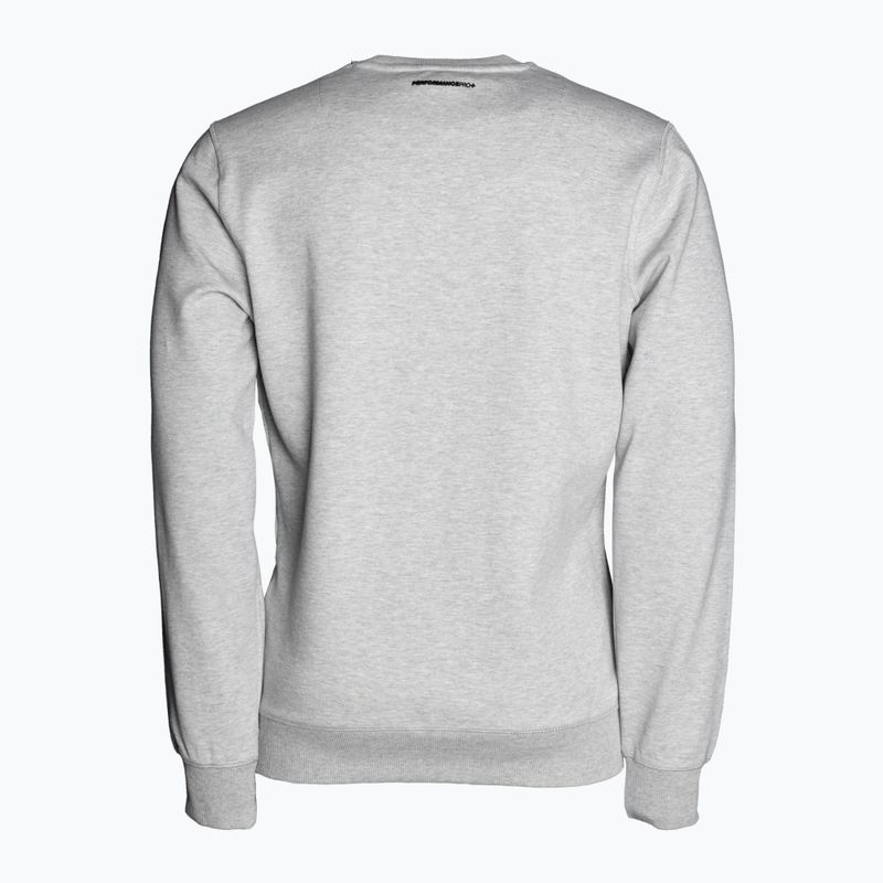 Pánská mikina Pitbull West Coast Crewneck Fern grey/melange 2