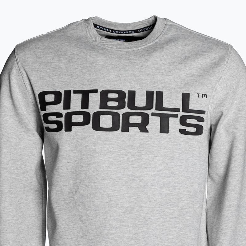 Pánská mikina Pitbull West Coast Crewneck Fern grey/melange 3