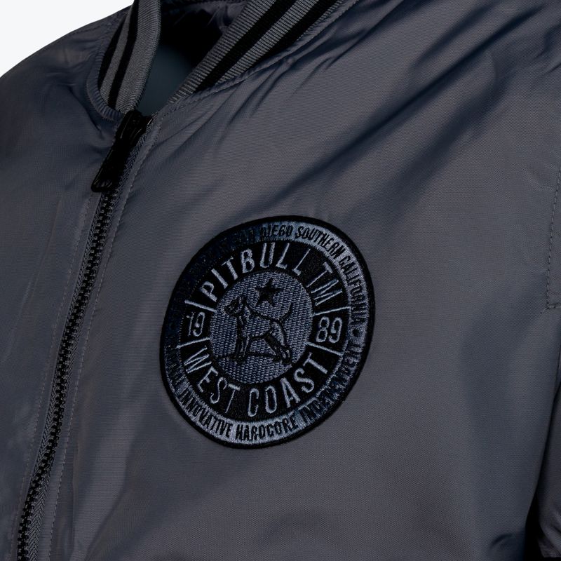 Pánská bunda Pitbull West Coast Padded Baseball Caseman black/grey 3