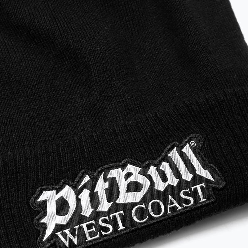 Zimní kulich Pitbull Beanie Bubble One Tone Old Logo black 2