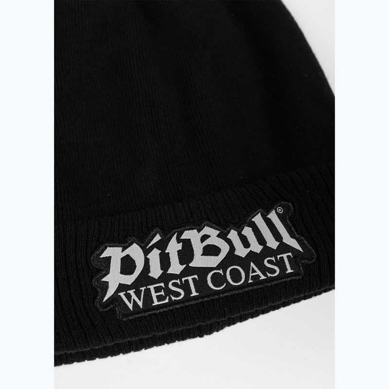 Zimní kulich Pitbull Beanie One Tone Old Logo black 2