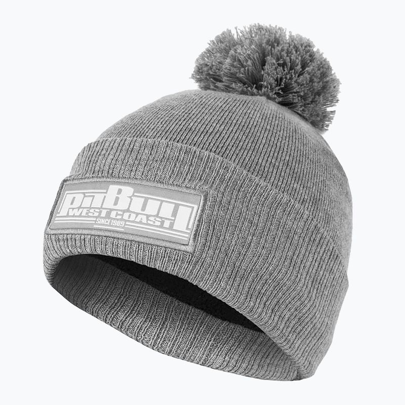 Pánská zimní čepice Pitbull Beanie Bubble One Tone Boxing grey