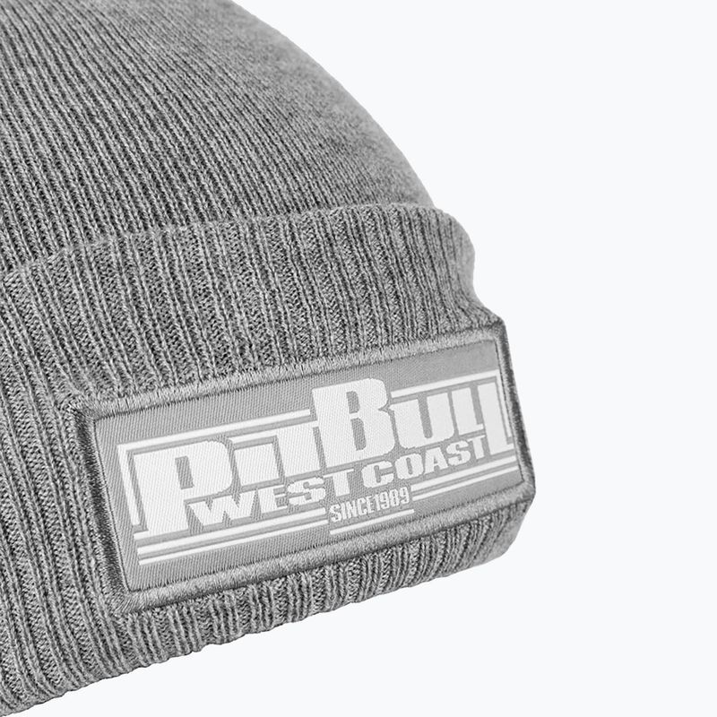 Pánská zimní čepice Pitbull Beanie Bubble One Tone Boxing grey 3