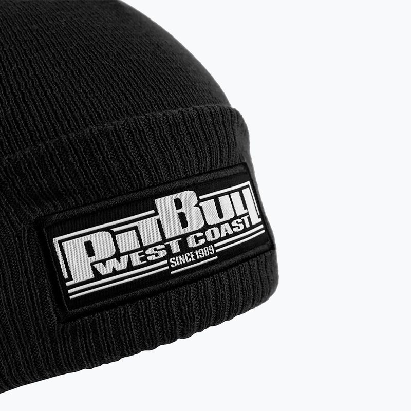 Pánská zimní čepice Pitbull Beanie Bubble One Tone Boxing black 3