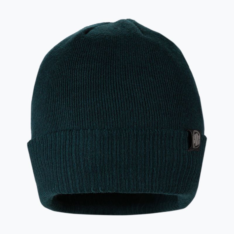 Pánská zimní čepice Pitbull West Coast Beanie Small Logo dark green 2