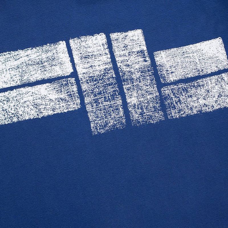 Pánská mikina Pitbull West Coast Crewneck Classic Logo royal blue 3