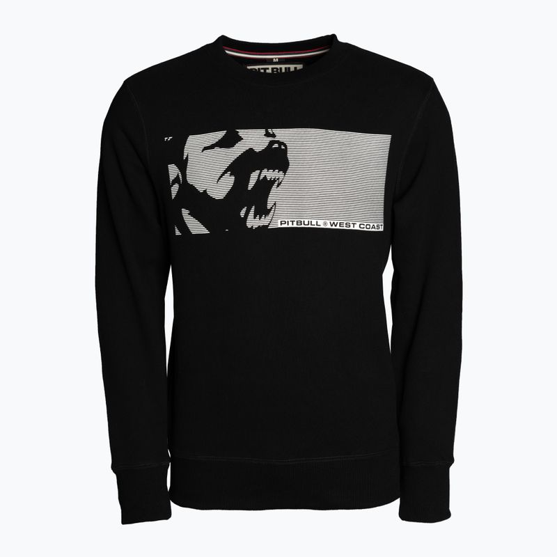 Pánská mikina Pitbull West Coast Crewneck Raster Dog black