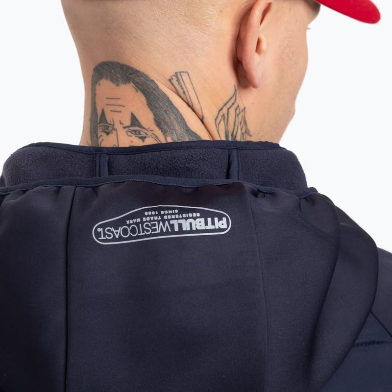 Pánská bunda Pitbull West Coast Dillard s kapucí tmavě modrá 4