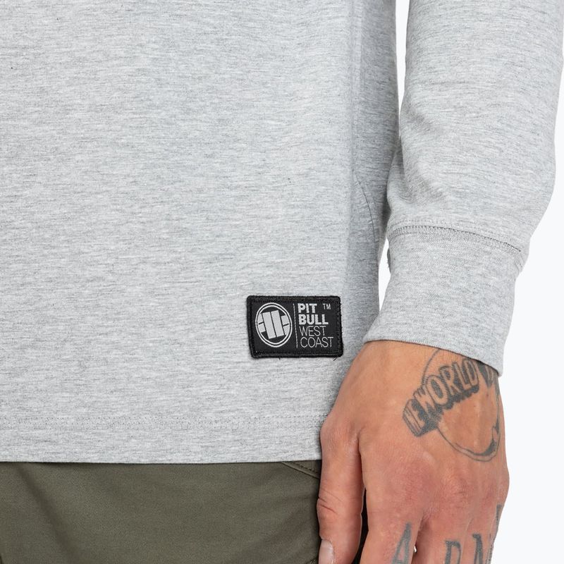 Pánská mikina Pitbull West Coast Small Logo Spandex 210 grey/melange 4