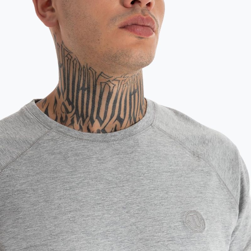 Pánská mikina Pitbull West Coast Small Logo Spandex 210 grey/melange 6