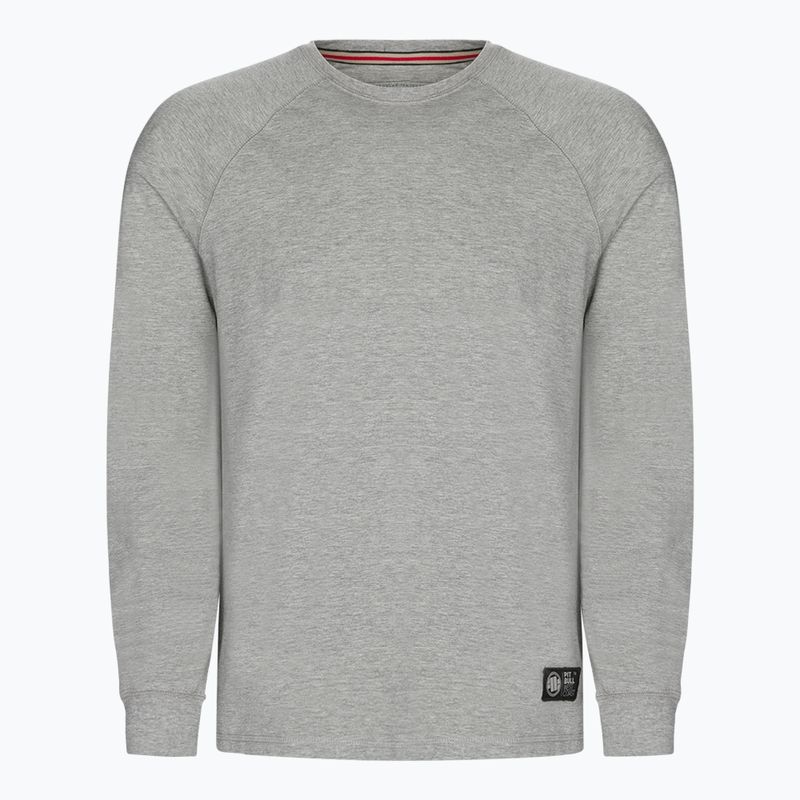 Pánská mikina Pitbull West Coast Small Logo Spandex 210 grey/melange 7
