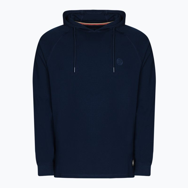 Pánská mikina Pitbull West Coast Hooded Small Logo Spandex 210 dark navy