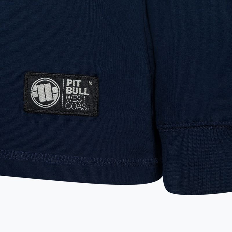 Pánská mikina Pitbull West Coast Hooded Small Logo Spandex 210 dark navy 3
