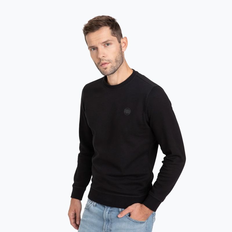 Pánská mikina Pitbull West Coast Tanbark Crewneck Sweatshirt black