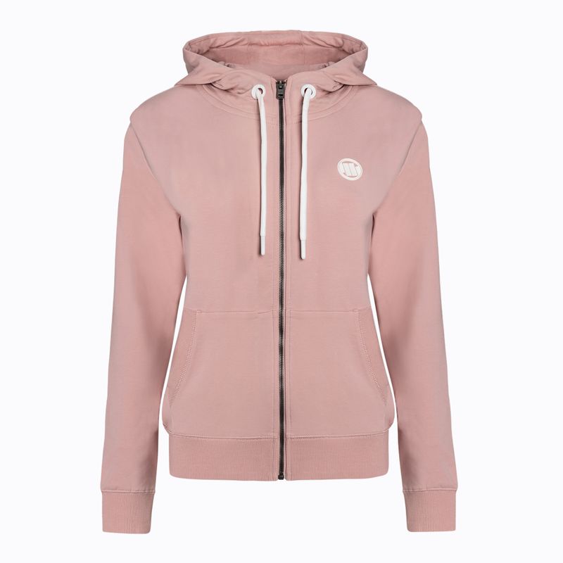 Dámská mikina Pitbull West Coast Hooded Zip French Terry powder pink