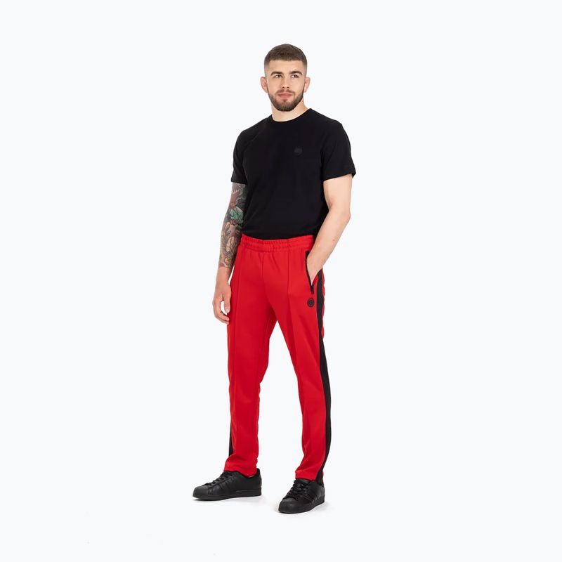 Pánské kalhoty Pitbull West Coast Oldschool Track Pants Raglan red 4