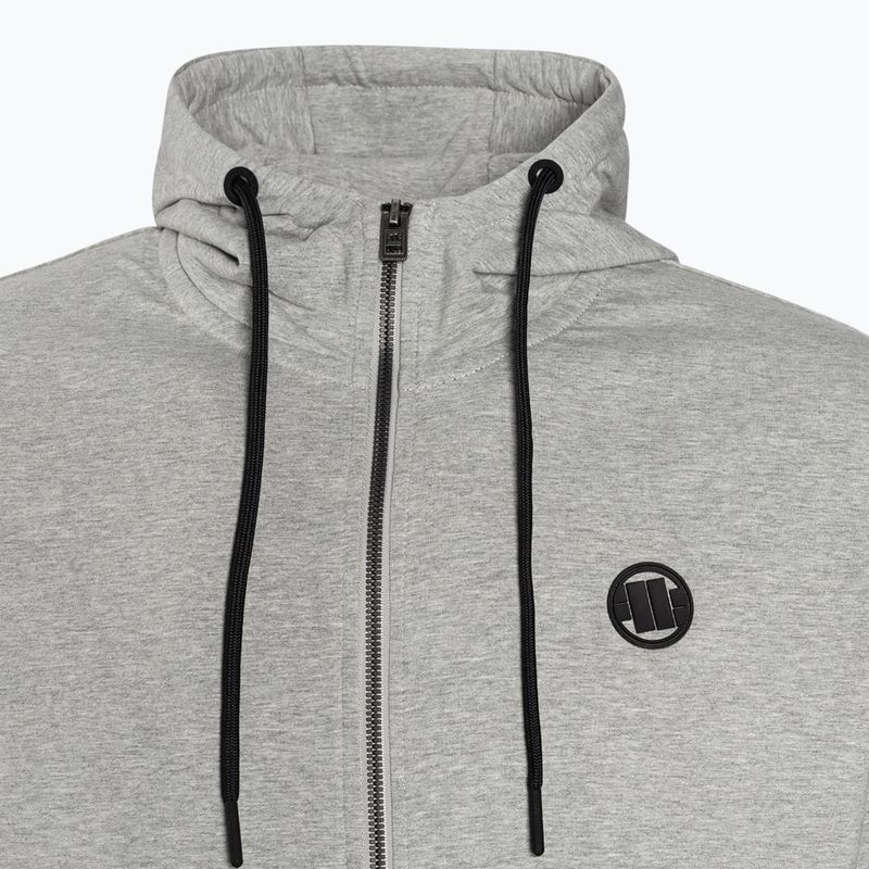 Pánská mikina Pitbull West Coast Hooded Zip Small Logo F.Terry 220 grey/melange 7