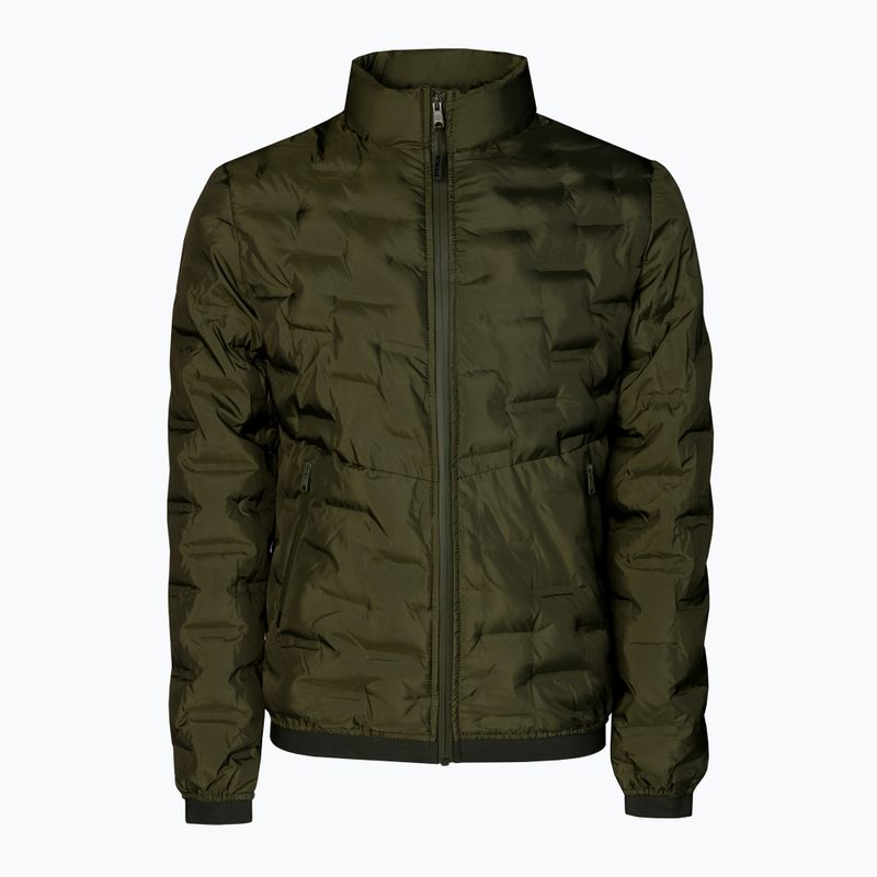 Pánská péřová bunda Pitbull West Coast Overton dark olive