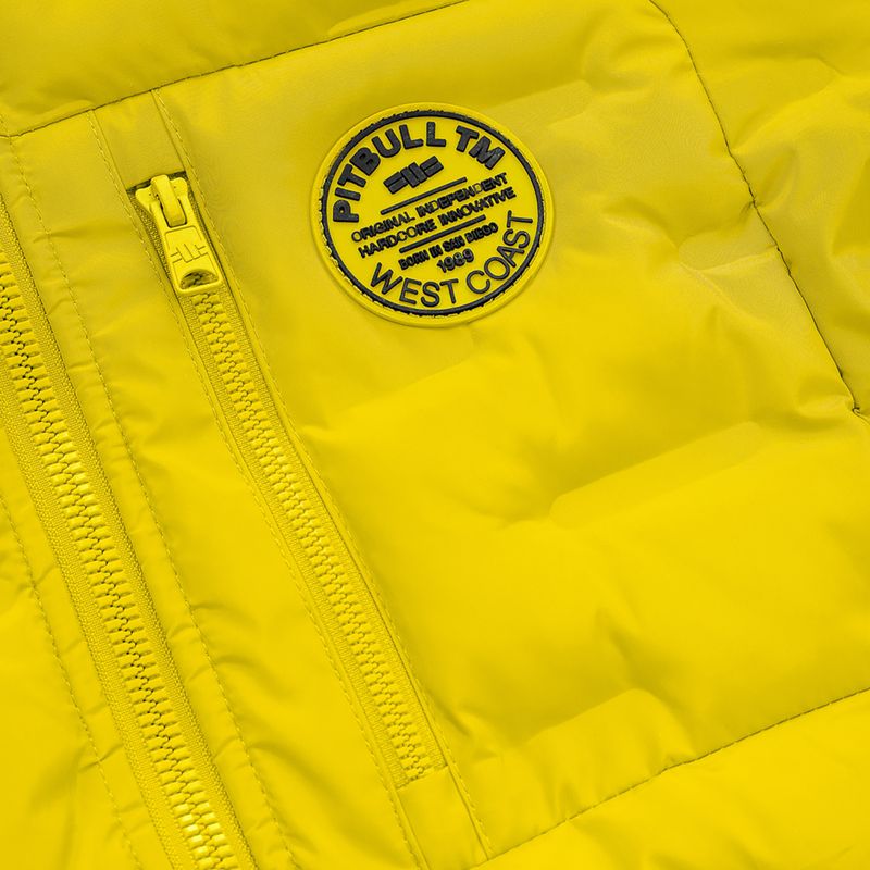 Pánská péřová bunda Pitbull West Coast Firestone yellow 4