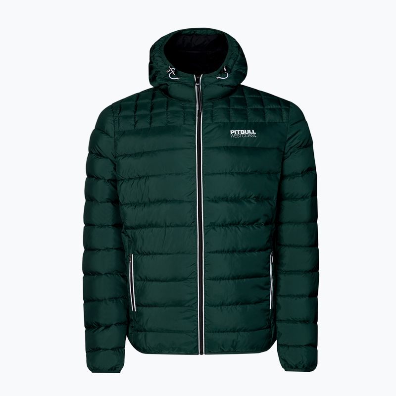 Pánská zimní bunda Pitbull West Coast Padded Hooded Seacoast dark olive