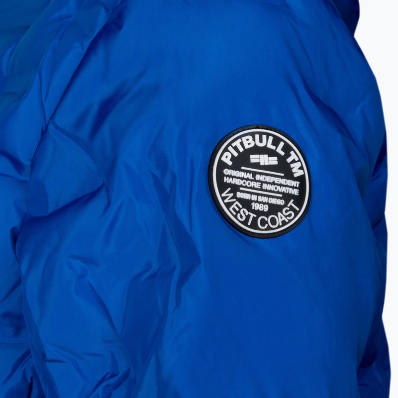 Pánská zimní bunda Pitbull West Coast Quilted Hooded Carver royal blue 3